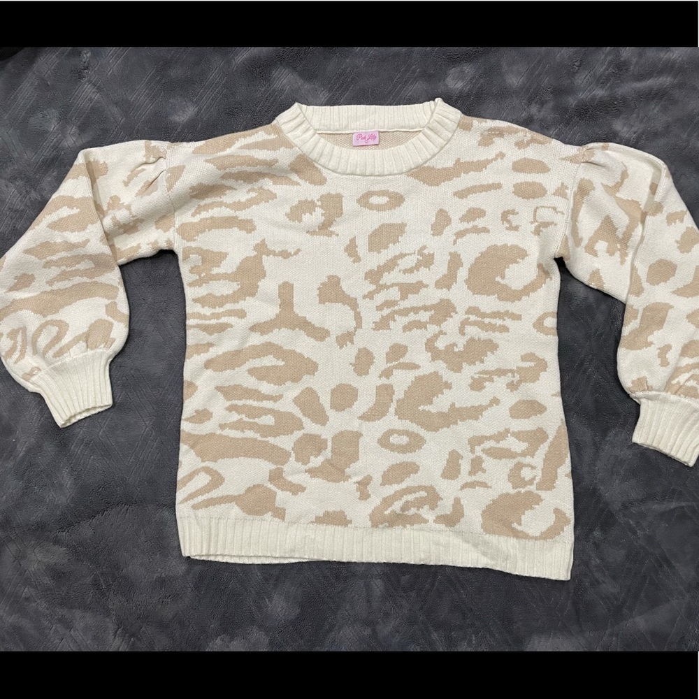 Pink Lily leopard sweater
